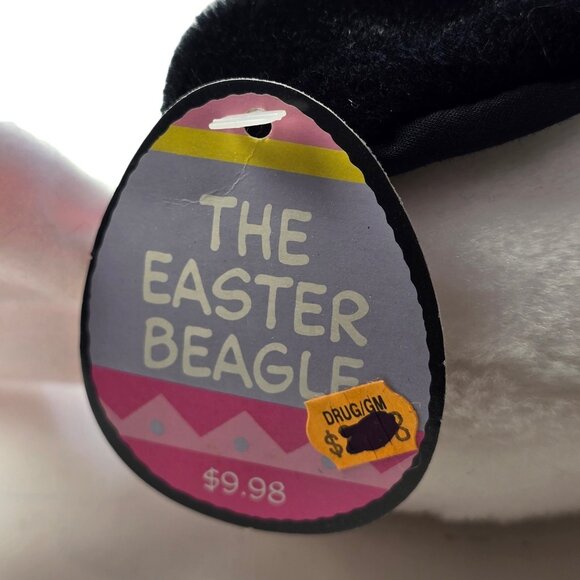 Vintage Snoopy Plush Ambassador Hallmark The Easter Beagle Bunny Ears Peanuts - Picture 7 of 11